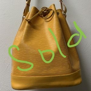 Louis Vuitton Yellow Epi Noe